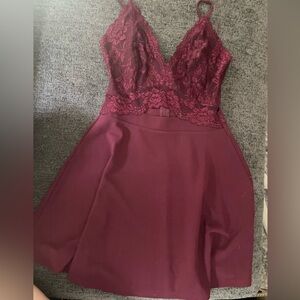 Windsor, Small, Burgundy Dress